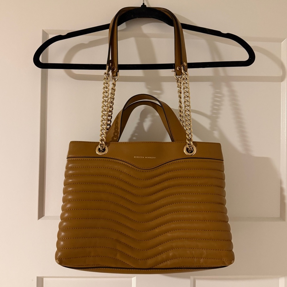 Rebecca Minkoff Brown Quilted Shoulder Bag
